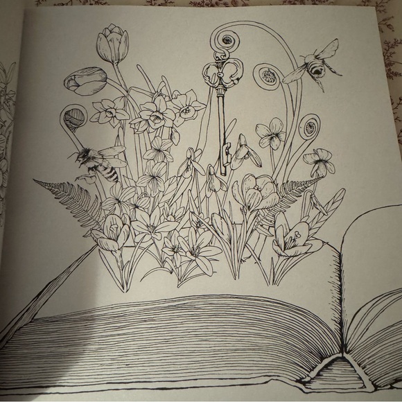 Garden of fairytale animals coloring book - Picture 5 of 7